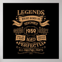 Personalized vintage 65th birthday whiskey party