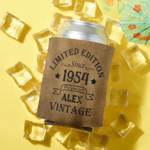 Personalized vintage 70th birthday gifts can cooler