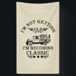 Personalized vintage 70th birthday mens gifts banner<br><div class="desc">You can add some originality to your wardrobe collection with this vintage classic truck graphic design with awesome typography font lettering, is a great gift idea for men, women, husbands, wife grandmas, and grandpas who will love this one-of-a-kind artwork. The best amazing and funny holiday present for your happy birthday...</div>