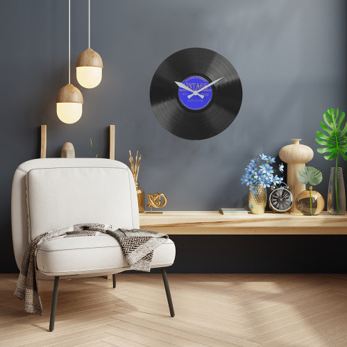 Personalized Vintage 78 Record Wall Clock