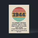 Personalized vintage 80th birthday gifts  invitation<br><div class="desc">You can add some originality with this limited edition, premium quality, and original, classy, retro, and vintage-looking birthday graphic design with a cool typography font. This is a great gift idea for men, women, husbands, wives, girlfriends, and boyfriends who will love this one-of-a-kind piece of art. The best unique and...</div>