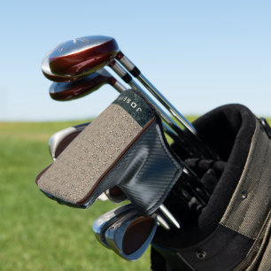 Personalized Vintage Abstract Quartz Stone Natural Golf Head Cover