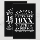 Personalized Vintage Aged to Perfection (Front/Back)