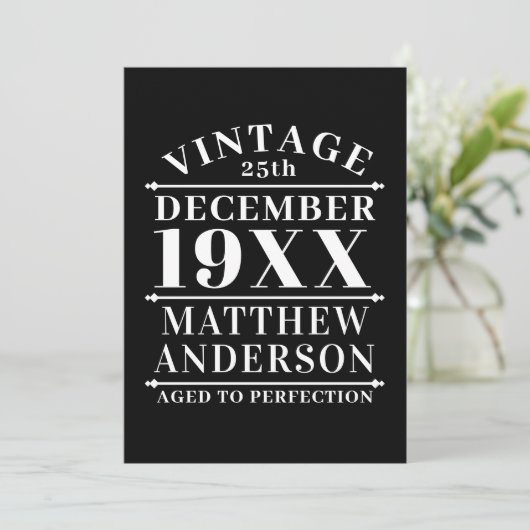 Personalized Vintage Aged to Perfection (Standing Front)