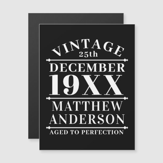 Personalized Vintage Aged to Perfection (Front/Back)