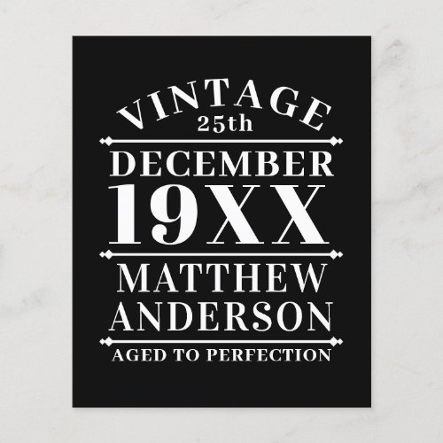 Personalized Vintage Aged to Perfection