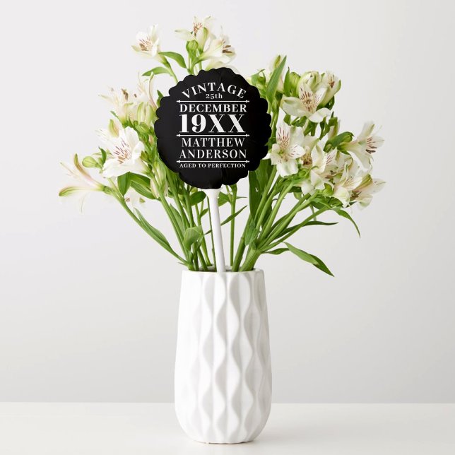 Personalized Vintage Aged to Perfection Balloon (Creator Uploaded)