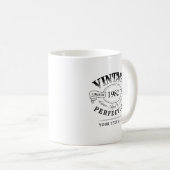 Personalized Vintage Aged To Perfection Birthday Coffee Mug (Front Right)