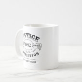 Personalized Vintage Aged To Perfection Birthday Coffee Mug (Front Left)