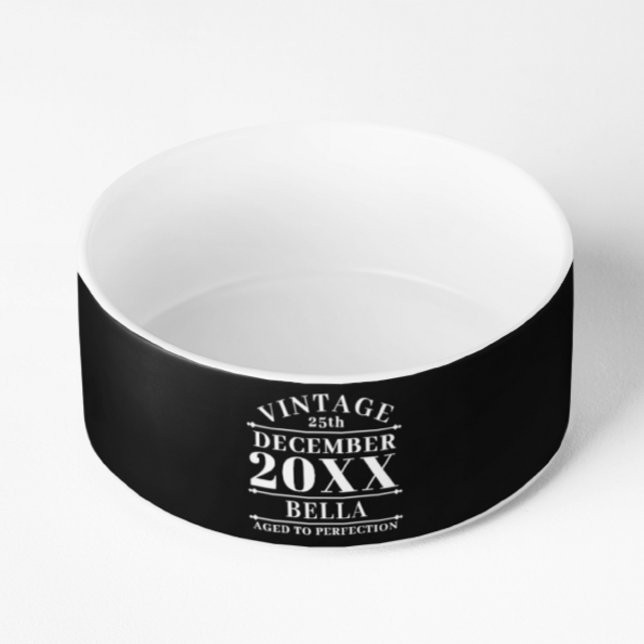 Personalized Vintage Aged to Perfection Bowl (Creator Uploaded)