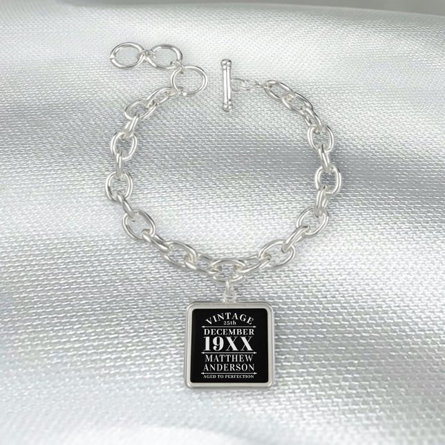 Personalized Vintage Aged to Perfection Bracelet (Creator Uploaded)