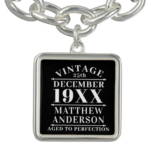 Personalized Vintage Aged to Perfection Bracelet