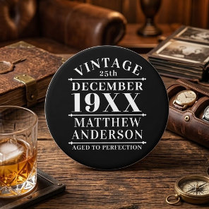 Personalized Vintage Aged to Perfection Ceramic Knob