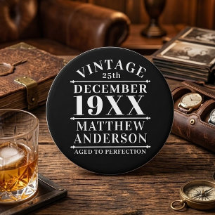 Personalized Vintage Aged to Perfection Ceramic Knob