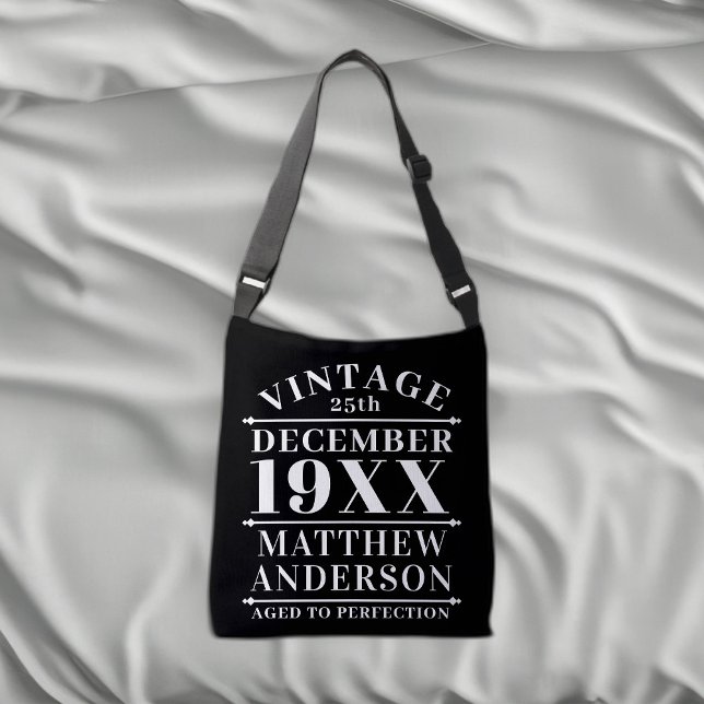 Personalized Vintage Aged to Perfection Crossbody Bag (Creator Uploaded)