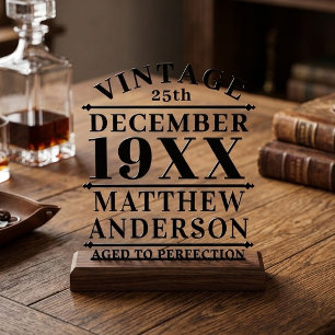 Personalized Vintage Aged to Perfection Cutout