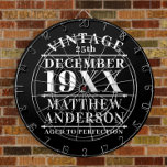 Personalized Vintage Aged to Perfection Dart Board<br><div class="desc">Personalized vintage aged to perfection design could be a great gift for your friends or family member,  or you can use it yourself.</div>