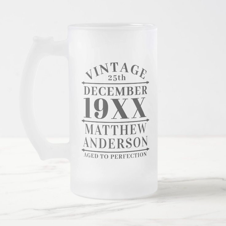 Personalized Beer Stein Mug Est Date for Sale | Made In Michigan