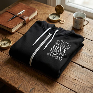 Personalized Vintage Aged to Perfection Hoodie