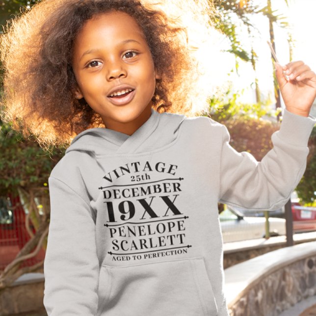 Personalized Vintage Aged to Perfection Hoodie (Creator Uploaded)