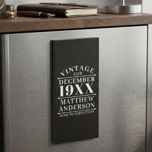 Personalized Vintage Aged to Perfection Magnetic Notepad