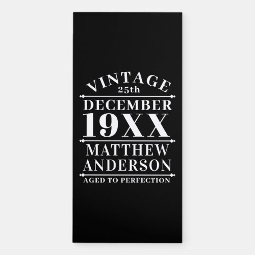 Personalized Vintage Aged to Perfection Magnetic Notepad