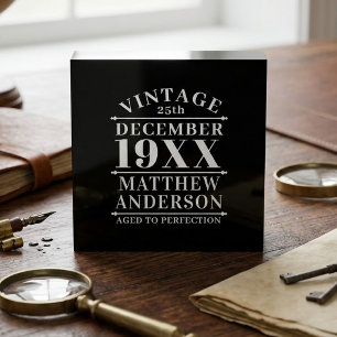 Personalized Vintage Aged to Perfection Paperweight