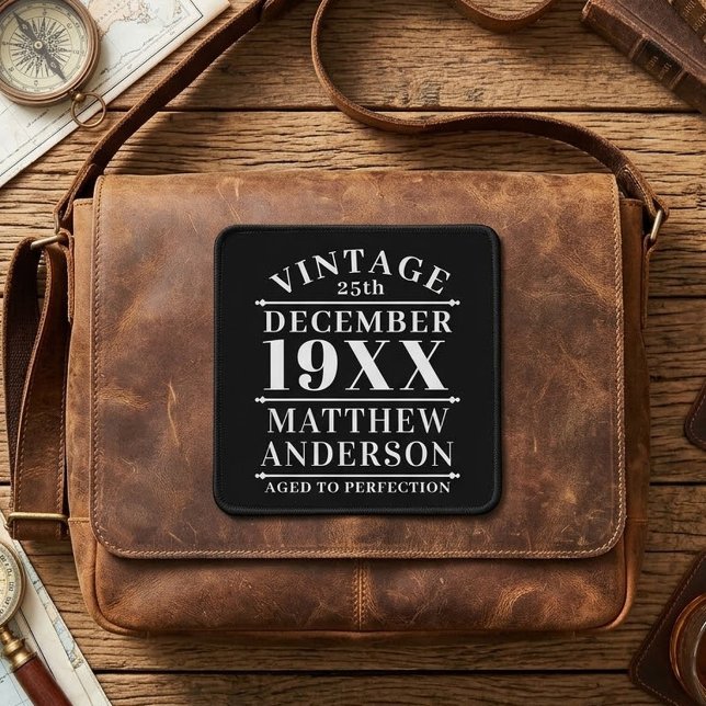 Personalized Vintage Aged to Perfection Patch (Creator Uploaded)