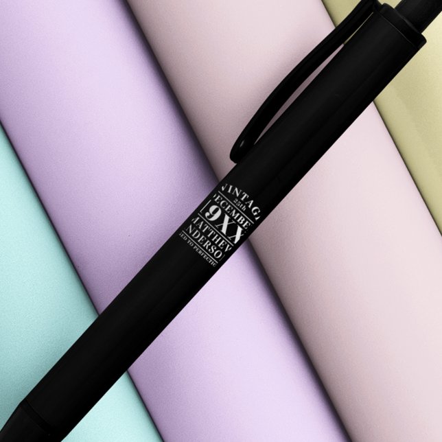Personalized Vintage Aged to Perfection Pen (Creator Uploaded)