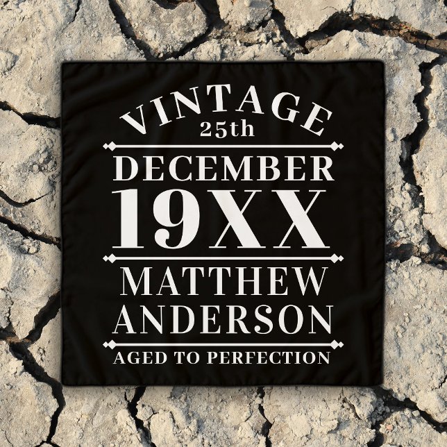 Personalized Vintage Aged to Perfection Scarf (Creator Uploaded)