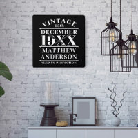 Personalized Vintage Aged to Perfection