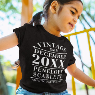 Personalized Vintage Aged to Perfection T-Shirt