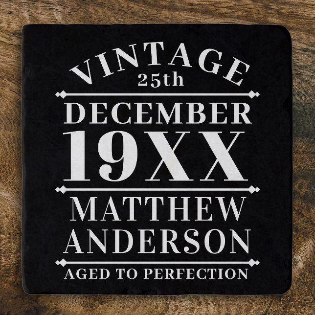 Personalized Vintage Aged to Perfection Trivet (Creator Uploaded)
