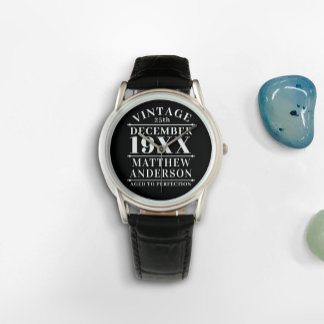 Personalized Vintage Aged to Perfection Watch