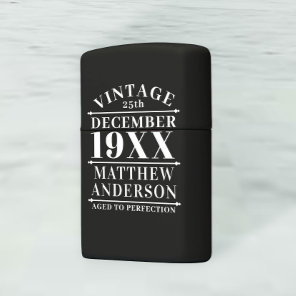 Personalized Vintage Aged to Perfection Zippo Ligh Lighter