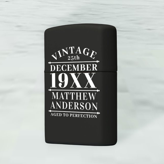 Personalized Vintage Aged to Perfection Zippo Ligh Lighter (Creator Uploaded)