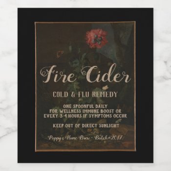 Personalized Vintage Apothecary Jar Gift Wine Label by expiredink at Zazzle