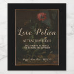 Personalized Vintage Apothecary Jar Love Potion Wine Label at Zazzle