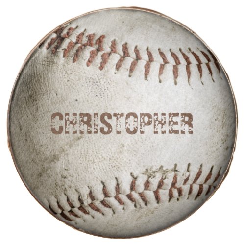 Personalized Vintage Baseball Chocolate Covered Oreo