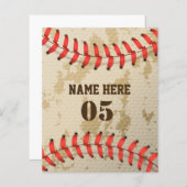 Personalized Vintage Baseball Name Number Retro (Front/Back)