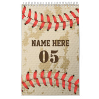 Personalized Vintage Baseball Name Number Retro