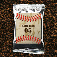 Personalized Vintage Baseball Name Number Retro