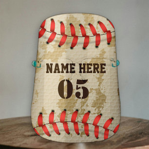 Personalized Vintage Baseball Name Number Retro Face Shield