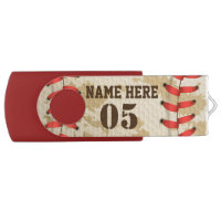 Personalized Vintage Baseball Name Number Retro