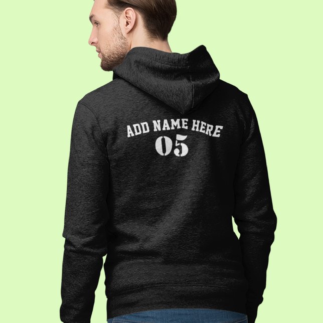 Personalized Vintage Baseball Name Number Retro Hoodie (Creator Uploaded)