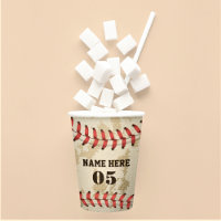Personalized Vintage Baseball Name Number Retro