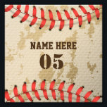 Personalized Vintage Baseball Name Number Retro Photo Print<br><div class="desc">Personalized vintage baseball name number retro design  can be good for you if you love Baseball. Or it could be a great gift for those who loves baseball.</div>