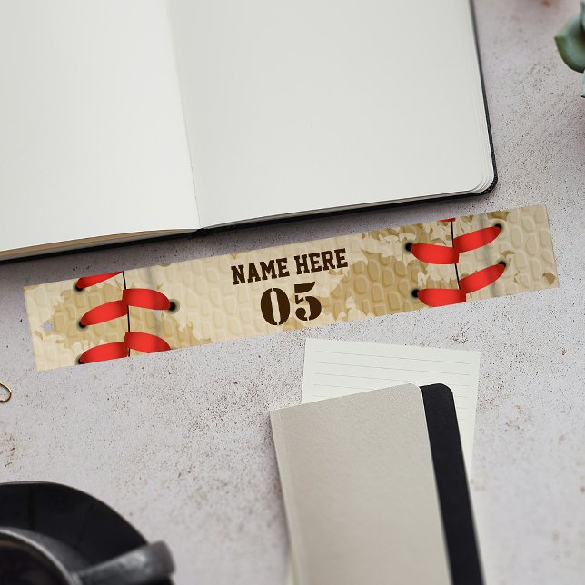 Personalized Vintage Baseball Name Number Retro Ruler (Creator Uploaded)