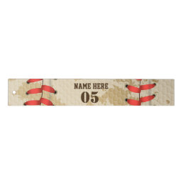 Personalized Vintage Baseball Name Number Retro Ruler
