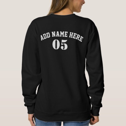 Personalized Vintage Baseball Name Number Retro Sweatshirt